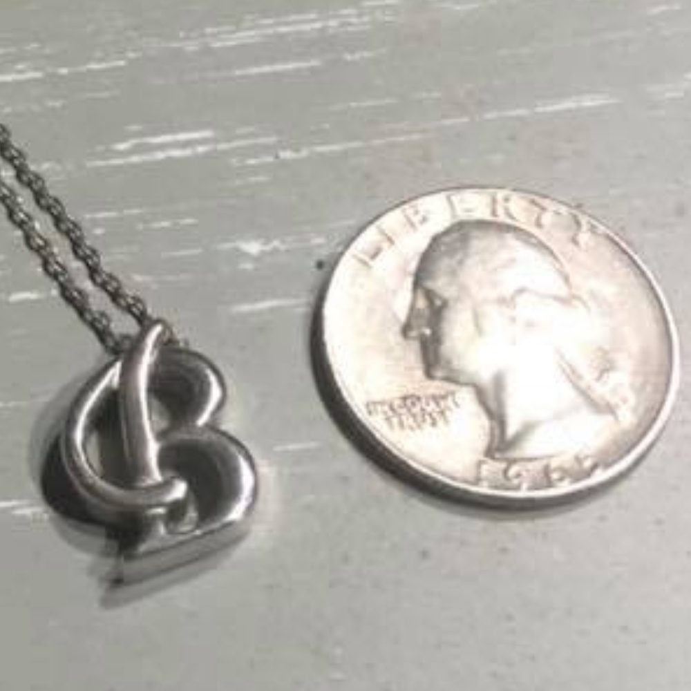 Sterling Silver Initial Necklace - image 3